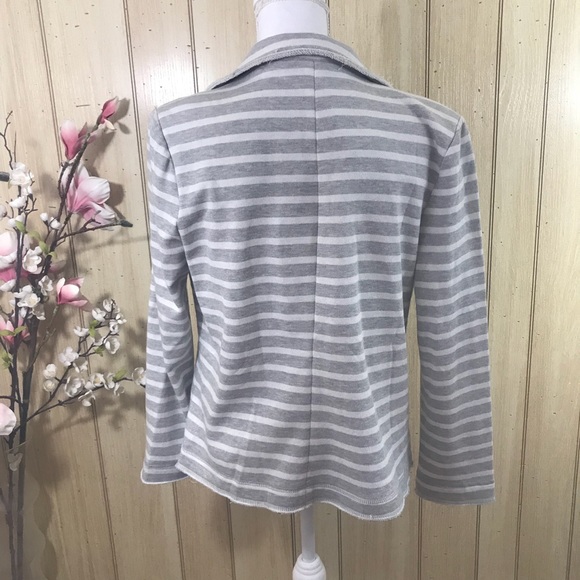 Tommy Hilfiger Striped Glitter Blazer Jacket Large - Picture 5 of 6